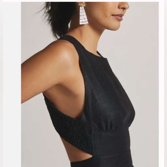 Anthropologie Aureta Studio Boatneck Linen Maxi Dresss - Picture 5 of 9